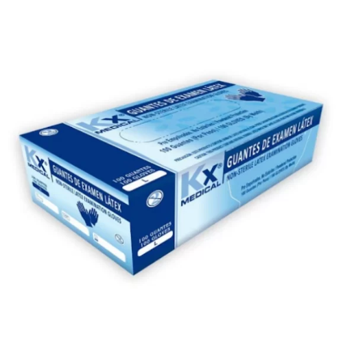 GUANTES DE LATEX TALLA L X 100 (KX)